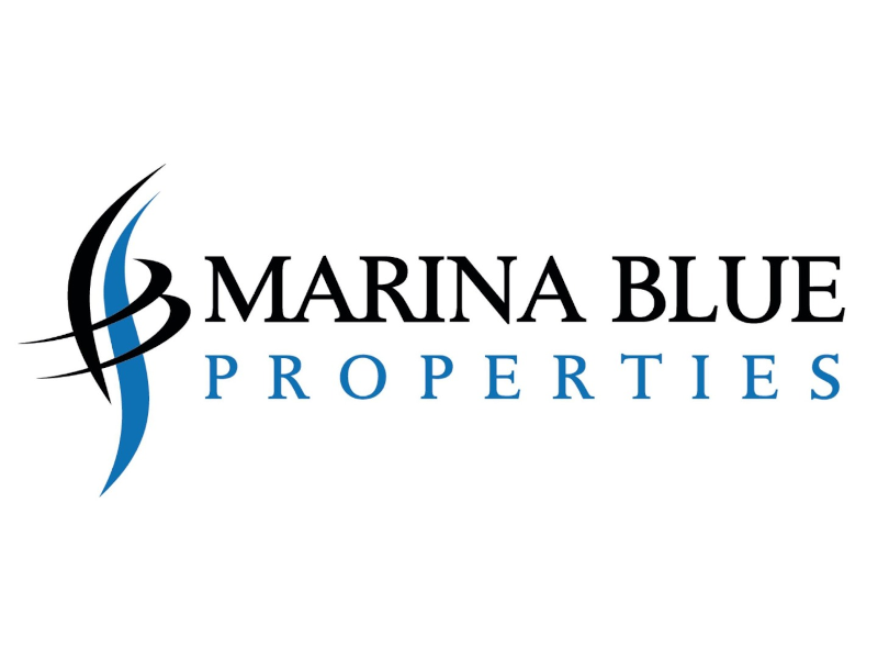 real estate agent logo Marina Blue Properties